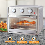 Brentwood® Select 24-Qt. 1,700-Watt Stainless Steel Convection Air Fryer Toaster Oven